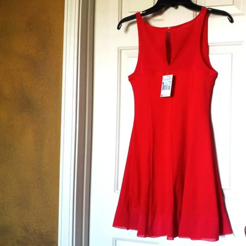 Nwt Nike Stunning Maria Sharapova Red Tennis Dress w/ Bra XS